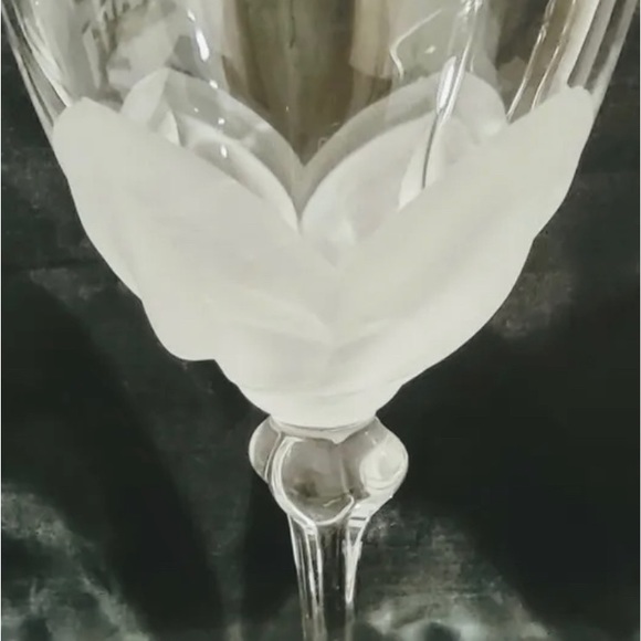 Set of 6 Crystal D’Arques tulip temware. - Picture 4 of 4